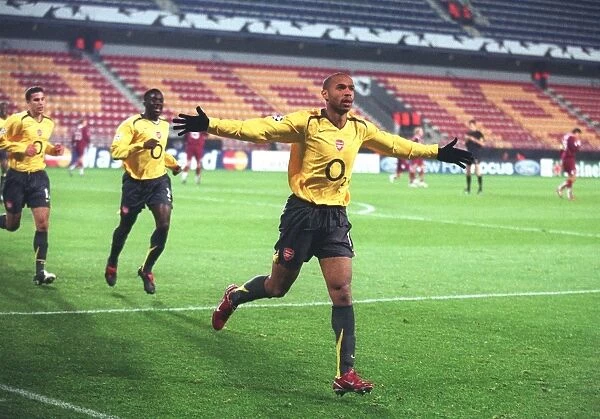 Thierry Henrys 1st goal of the match