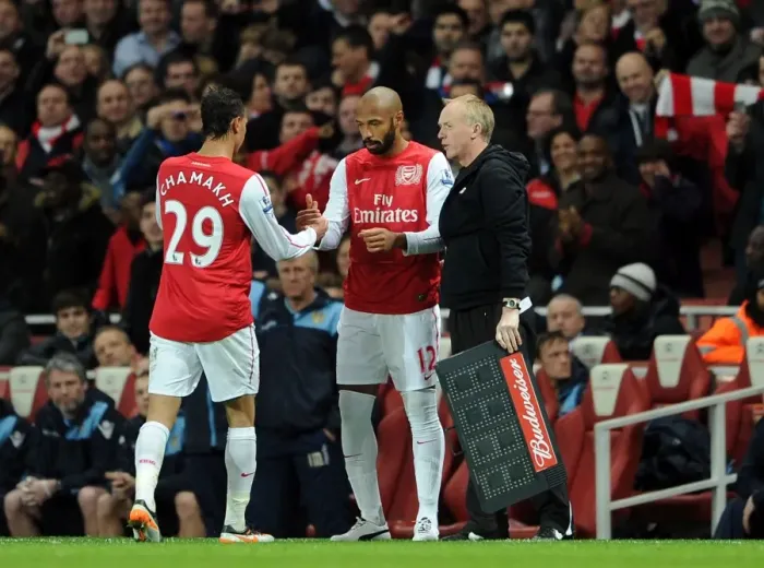 Framed Print : Thierry Henry's Arsenal Debut in FA Cup: Arsenal vs Leeds United (2011-12)