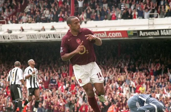 Framed Print : Thierry Henry's Epic Penalty: Arsenal's Unforgettable 2-0 Victory Over Newcastle United, FA Premier League, 2005 Framed Print : Thierry Henry's Epic Penalty: Arsenal's Unforgettable 2-0 Victory Over Newcastle United, FA Premier League, 2005