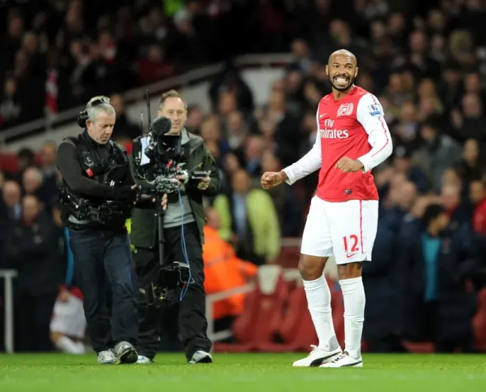 Framed Print : Thierry Henry's FA Cup Triumph: Arsenal's Victory over Leeds United (2011-12)