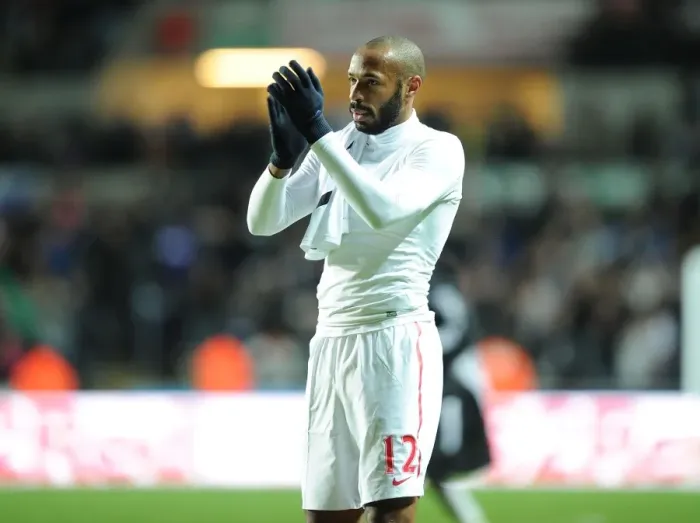 Framed Print : Thierry Henry's Farewell: Swansea City vs. Arsenal (2012)