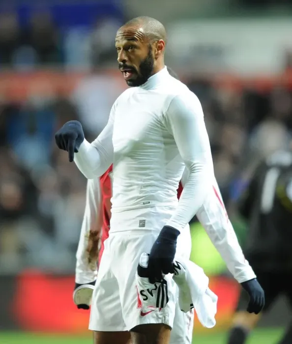 Framed Print : Thierry Henry's Final Whistle: Swansea City vs. Arsenal (2012)
