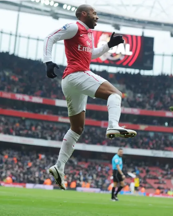 Framed Print : Thierry Henry's Historic 228th Goal: Arsenal vs. Blackburn Rovers (2012) Framed Print : Thierry Henry's Historic 228th Goal: Arsenal vs. Blackburn Rovers (2012)