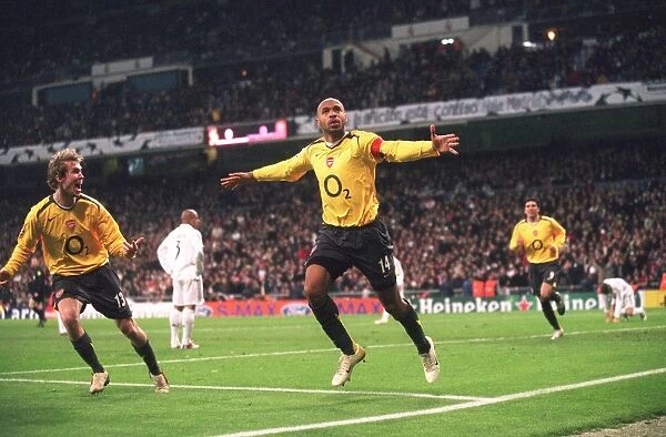 Thierry Henry's Iconic Goal: Arsenal's Historic 1-0 Win Over Real Madrid in the 2006 Champions League