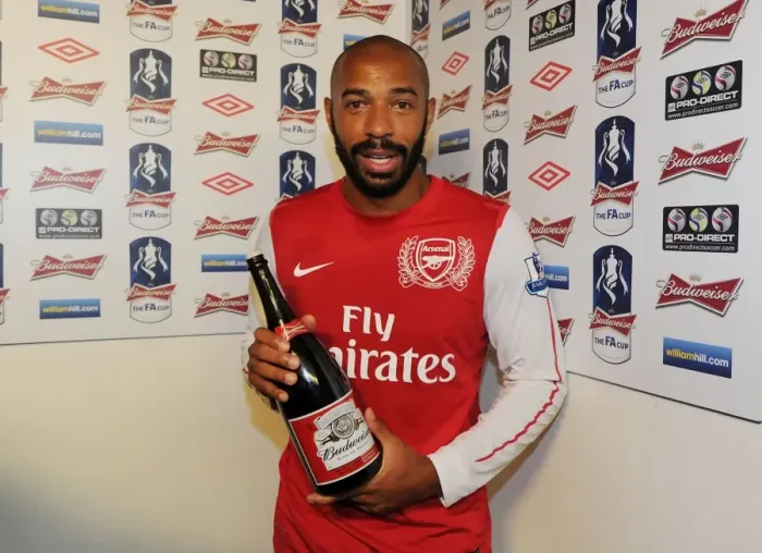 Framed Print : Thierry Henry's Man of the Match Performance: Arsenal Triumphs over Leeds United in FA Cup Third Round