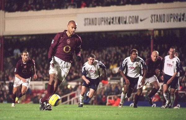 Thierry Henry's Penalty: Arsenal's Unforgettable 4-0 Victory over Portsmouth, FA Premiership, Highbury, London, 28 / 12 / 05