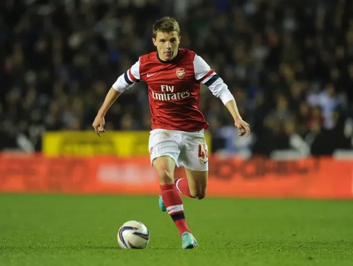 Framed Print : Thomas Eisfeld in Action: Arsenal vs. Reading - Capital One Cup 2012-13 Framed Print : Thomas Eisfeld in Action: Arsenal vs. Reading - Capital One Cup 2012-13