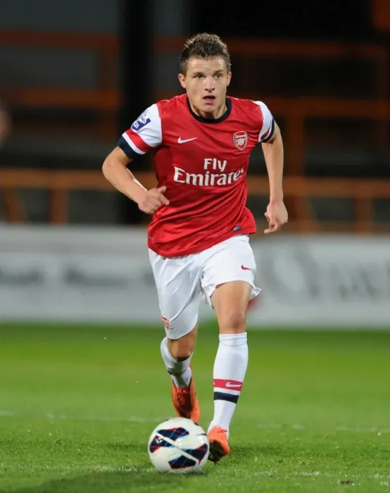 Framed Print : Thomas Eisfeld (Arsenal). Arsenal U19 0: 0 Olympiacos U19. NextGen Series