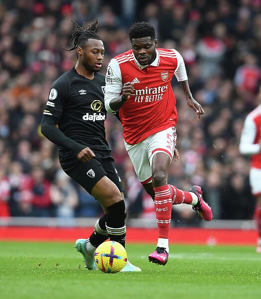Thomas Partey: In Action for Arsenal against AFC Bournemouth, Premier League 2022-23