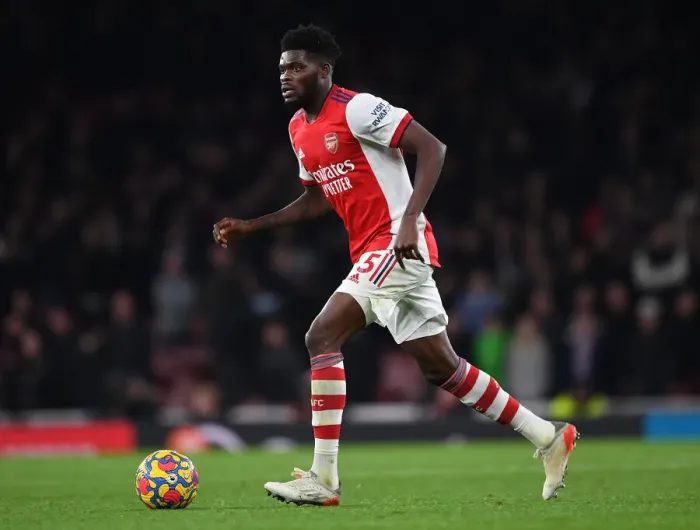 Framed Print : Thomas Partey in Action: Arsenal vs. West Ham United, Premier League 2021-22 Framed Print : Thomas Partey in Action: Arsenal vs. West Ham United, Premier League 2021-22