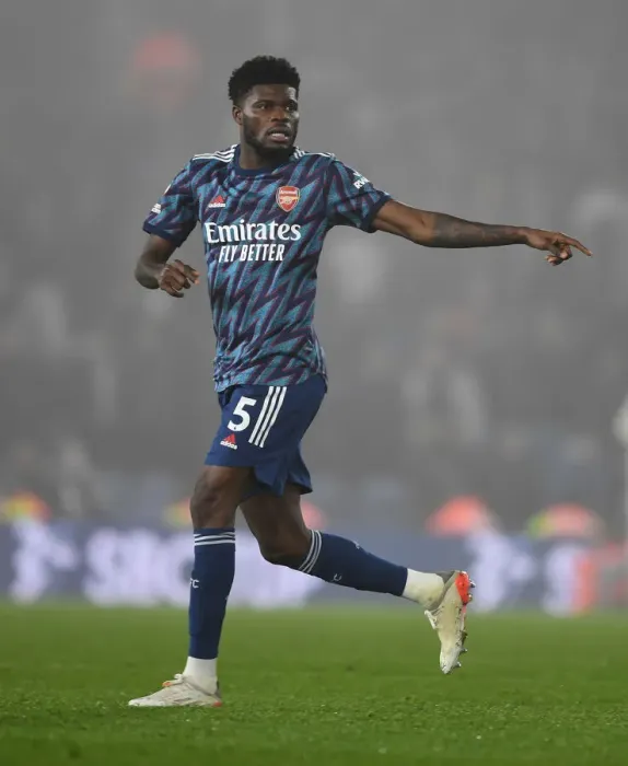 Framed Print : Thomas Partey in Action: Arsenal vs. Leeds United, Premier League 2021-22 Framed Print : Thomas Partey in Action: Arsenal vs. Leeds United, Premier League 2021-22