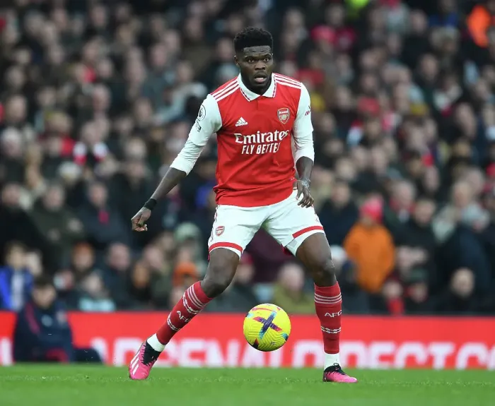 Framed Print : Thomas Partey in Action: Arsenal vs. AFC Bournemouth, Premier League 2022-23