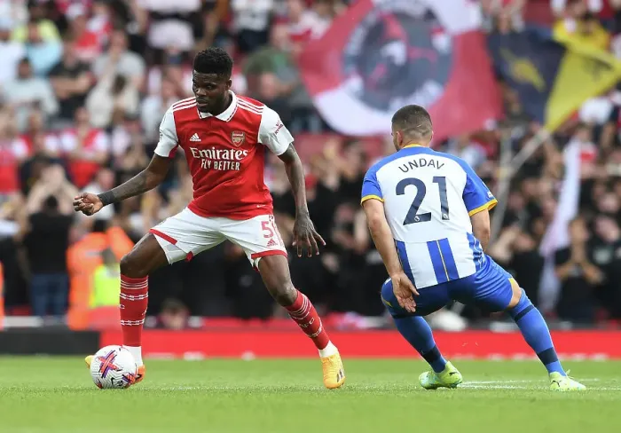 Framed Print : Thomas Partey in Action: Arsenal vs Brighton & Hove Albion, Premier League 2022-23 Framed Print : Thomas Partey in Action: Arsenal vs Brighton & Hove Albion, Premier League 2022-23