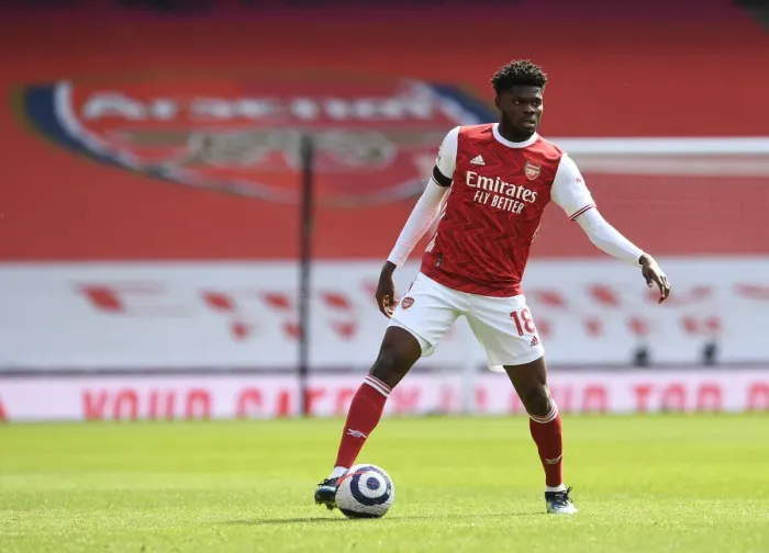Framed Print : Thomas Partey in Action: Arsenal vs Fulham, Emirates Stadium, April 2021 (Behind Closed Doors) Framed Print : Thomas Partey in Action: Arsenal vs Fulham, Emirates Stadium, April 2021 (Behind Closed Doors)
