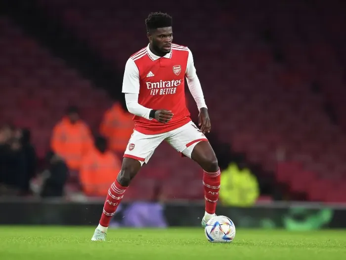 Framed Print : Thomas Partey in Action: Arsenal vs Juventus (2022-23) - Emirates Stadium Showdown Framed Print : Thomas Partey in Action: Arsenal vs Juventus (2022-23) - Emirates Stadium Showdown