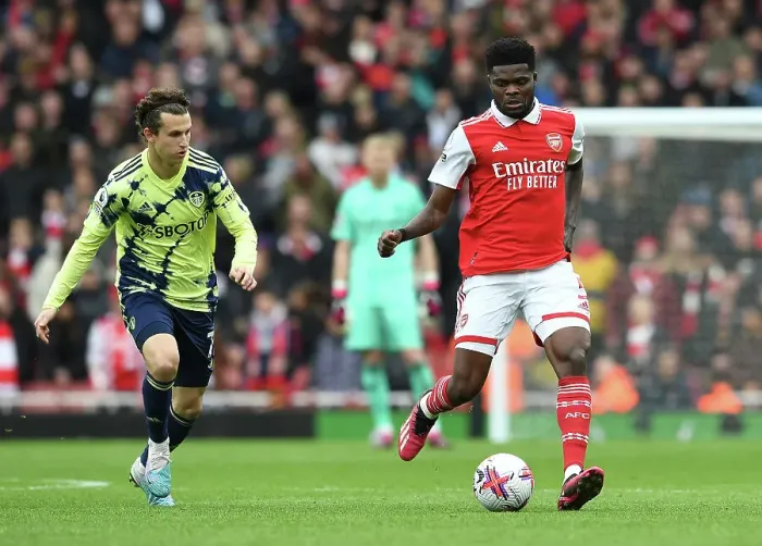 Framed Print : Thomas Partey in Action: Arsenal vs Leeds United, Premier League 2022-23 Framed Print : Thomas Partey in Action: Arsenal vs Leeds United, Premier League 2022-23