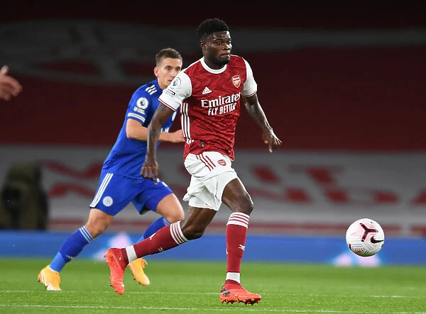 Thomas Partey in Action: Arsenal vs Leicester City, 2020-21 Premier League (Behind Closed Doors)