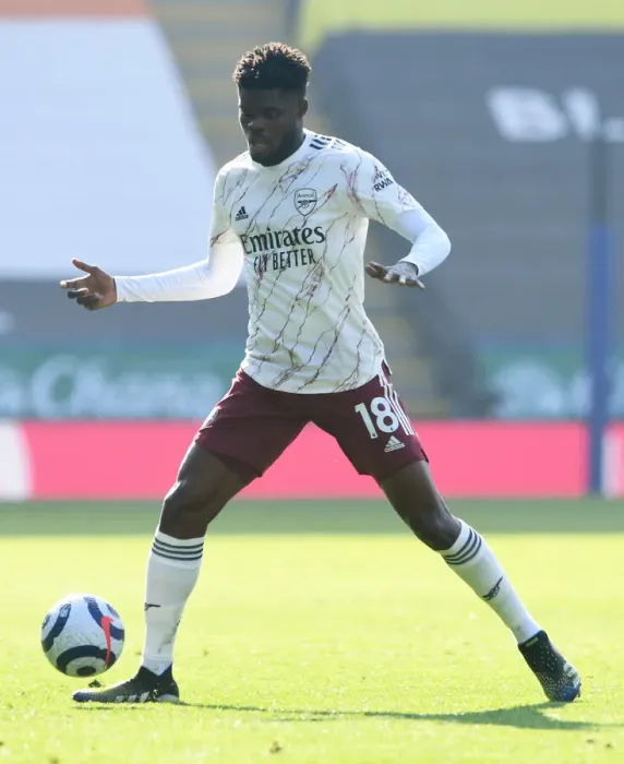 Framed Print : Thomas Partey in Action: Arsenal vs Leicester City, Premier League 2020-21 Framed Print : Thomas Partey in Action: Arsenal vs Leicester City, Premier League 2020-21