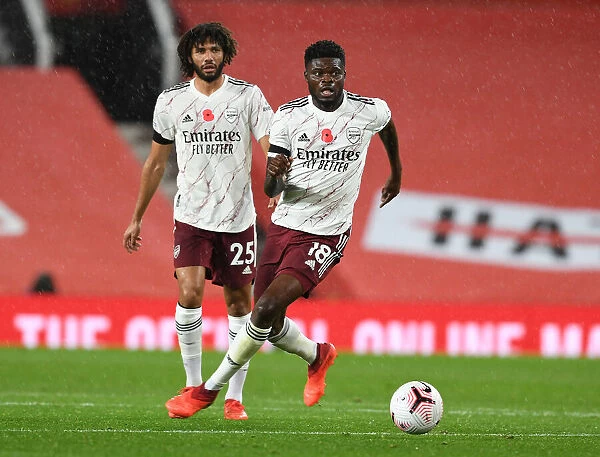 Thomas Partey in Action: Arsenal vs Manchester United, Premier League 2020-21 (Behind Closed Doors)