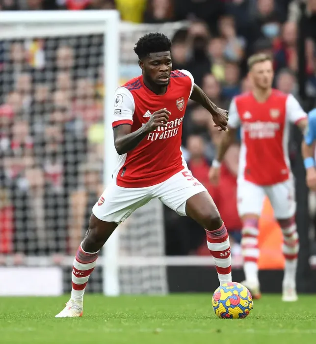 Framed Print : Thomas Partey in Action: Arsenal vs Manchester City, Premier League 2021-22 Framed Print : Thomas Partey in Action: Arsenal vs Manchester City, Premier League 2021-22