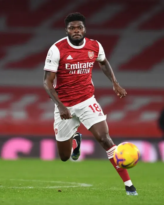 Framed Print : Thomas Partey in Action: Arsenal vs Manchester United at Empty Emirates Stadium (2020-21) Framed Print : Thomas Partey in Action: Arsenal vs Manchester United at Empty Emirates Stadium (2020-21)