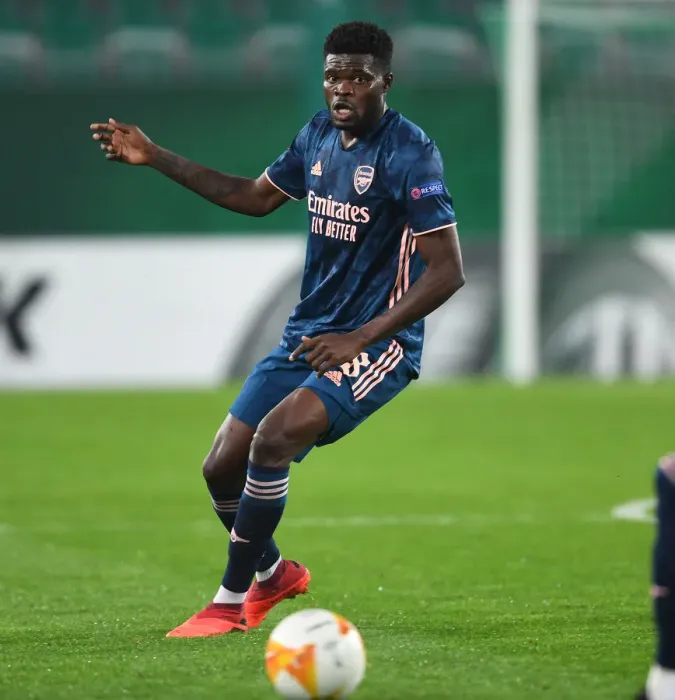 Framed Print : Thomas Partey in Action: Arsenal vs Rapid Vienna, UEFA Europa League 2020-21 Framed Print : Thomas Partey in Action: Arsenal vs Rapid Vienna, UEFA Europa League 2020-21