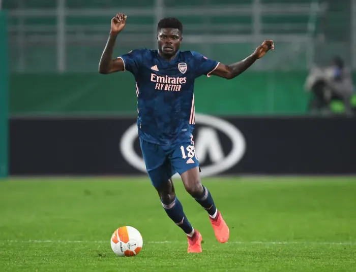 Framed Print : Thomas Partey in Action: Arsenal vs Rapid Vienna, UEFA Europa League 2020-21 Framed Print : Thomas Partey in Action: Arsenal vs Rapid Vienna, UEFA Europa League 2020-21
