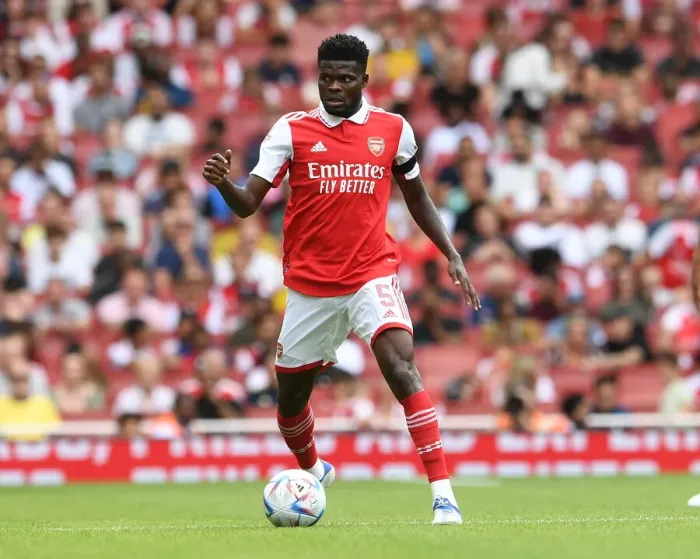 Framed Print : Thomas Partey in Action: Arsenal vs Sevilla - Emirates Cup 2022 Framed Print : Thomas Partey in Action: Arsenal vs Sevilla - Emirates Cup 2022