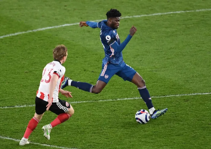 Framed Print : Thomas Partey in Action: Arsenal vs Sheffield United, Premier League 2020-21 Framed Print : Thomas Partey in Action: Arsenal vs Sheffield United, Premier League 2020-21