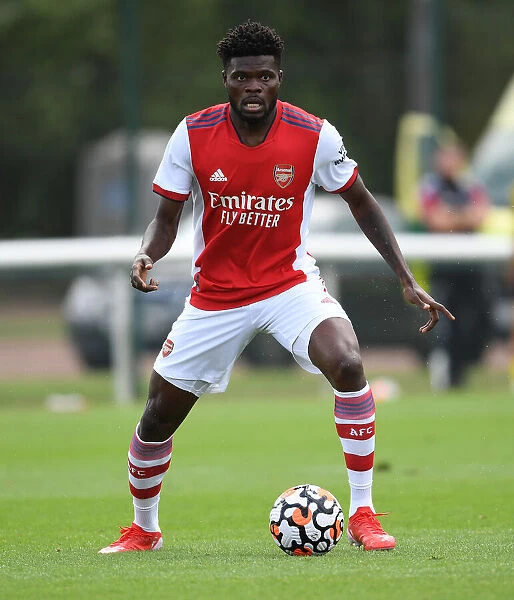 Thomas Partey in Action: Arsenal's Pre-Season Battle against Watford, July 2021