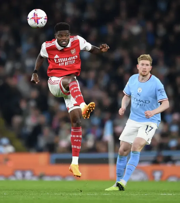 Framed Print : Thomas Partey in Action: A Battle at Etihad Stadium - Manchester City vs. Arsenal, Premier League 2022-23 Framed Print : Thomas Partey in Action: A Battle at Etihad Stadium - Manchester City vs. Arsenal, Premier League 2022-23