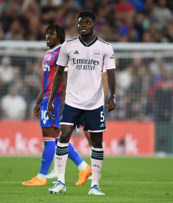 Framed Print : Thomas Partey in Action: Crystal Palace vs Arsenal, Premier League 2022-23