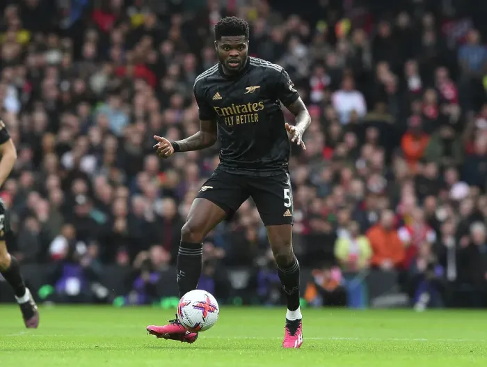 Framed Print : Thomas Partey in Action: Fulham vs. Arsenal, Premier League 2022-23 Framed Print : Thomas Partey in Action: Fulham vs. Arsenal, Premier League 2022-23
