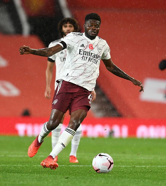 Thomas Partey in Action: Manchester United vs. Arsenal, Premier League 2020-21 (Behind Closed Doors)