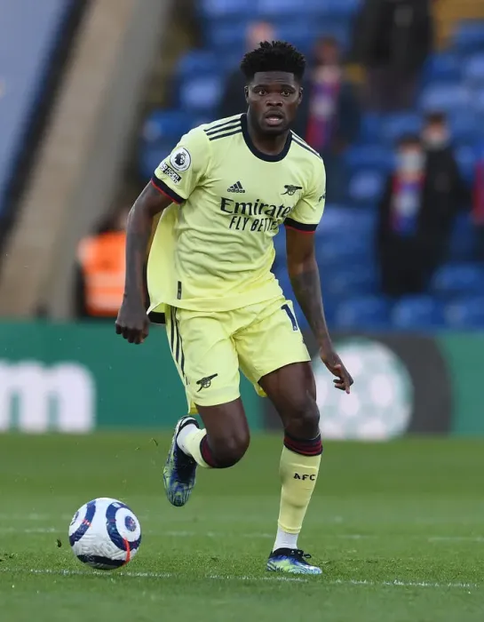 Framed Print : Thomas Partey in Action: Premier League Showdown - Crystal Palace vs Arsenal (2020-21)