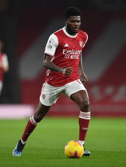 Framed Print : Thomas Partey: Arsenal's Star Midfielder Shines at Emirates Stadium (2020-21)