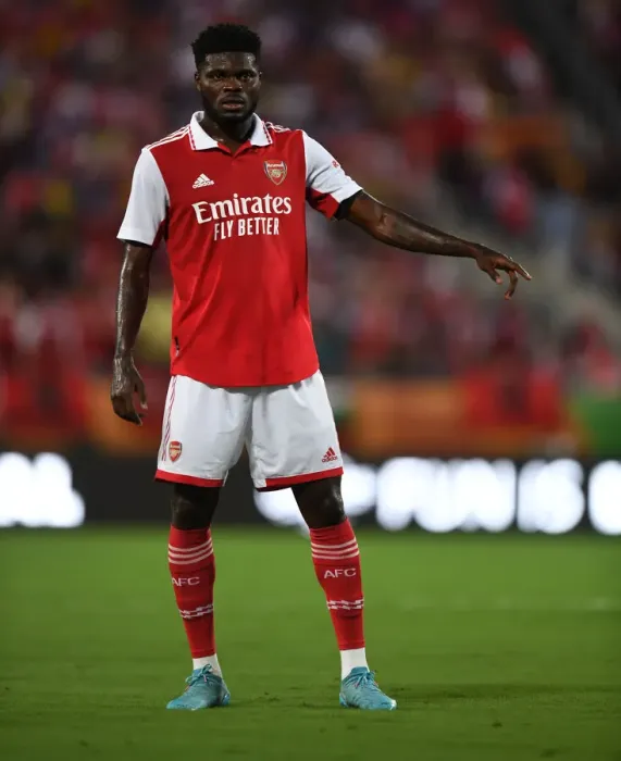 Framed Print : Thomas Partey Faces Off Against Chelsea in Florida Cup Showdown