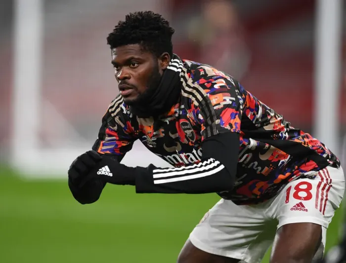 Framed Print : Thomas Partey Gears Up: Arsenal vs Manchester United (2021) - Empty Emirates Clash Framed Print : Thomas Partey Gears Up: Arsenal vs Manchester United (2021) - Empty Emirates Clash