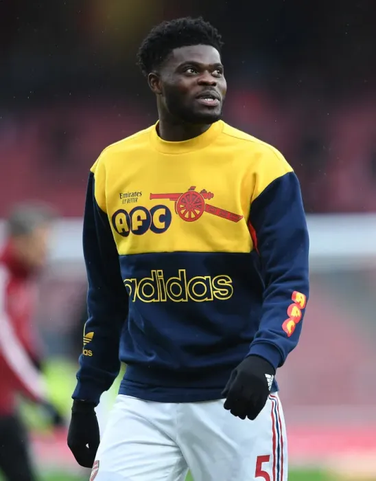 Framed Print : Thomas Partey Gears Up: Arsenal vs Southampton, Premier League 2021-22