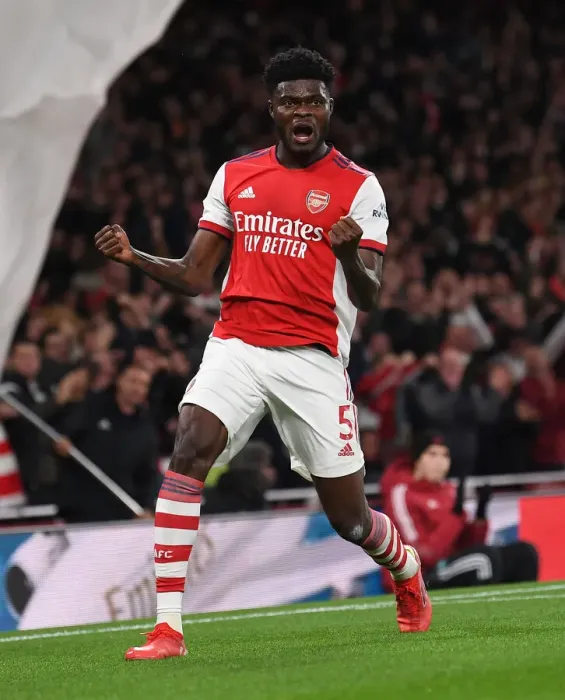 Framed Print : Thomas Partey Scores: Arsenal vs. Aston Villa, Premier League 2021-22 Framed Print : Thomas Partey Scores: Arsenal vs. Aston Villa, Premier League 2021-22