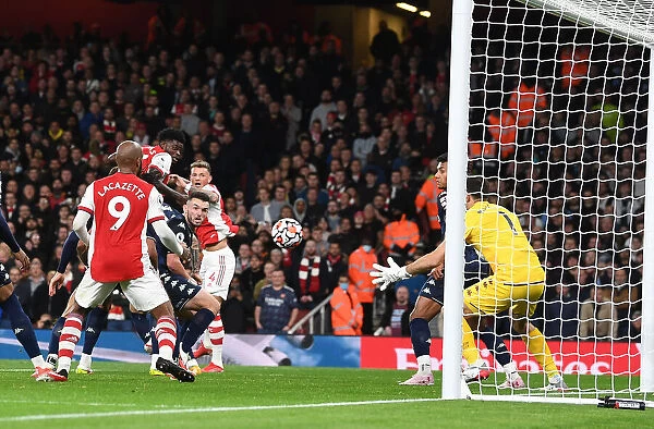 Thomas Partey Scores First Arsenal Goal: Arsenal 1-0 Aston Villa (Premier League 2021-22)