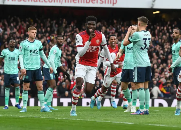 Framed Print : Thomas Partey Scores the Game-Winning Goal: Arsenal Defeats Leicester City in Premier League 2021-22 Framed Print : Thomas Partey Scores the Game-Winning Goal: Arsenal Defeats Leicester City in Premier League 2021-22