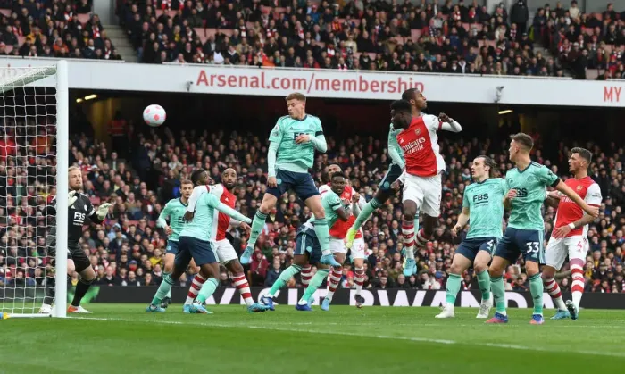 Framed Print : Thomas Partey Scores the Winning Goal: Arsenal Triumphs Over Leicester City in Premier League 2021-22