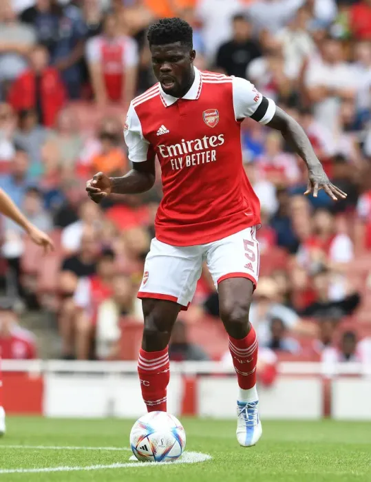 Framed Print : Thomas Partey Shines: Arsenal's Dominant Display Against Sevilla in Emirates Cup Framed Print : Thomas Partey Shines: Arsenal's Dominant Display Against Sevilla in Emirates Cup