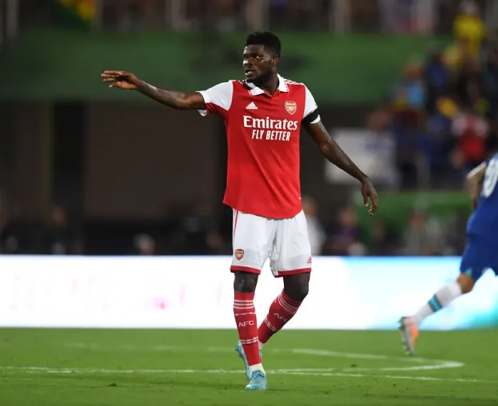 Framed Print : Thomas Partey vs. Chelsea: Arsenal Star Faces Off in Florida Cup Clash Framed Print : Thomas Partey vs. Chelsea: Arsenal Star Faces Off in Florida Cup Clash