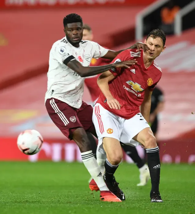 Framed Print : Thomas Partey vs. Nemanja Matic: A Battle at Old Trafford - Manchester United vs. Arsenal, 2020-21 Framed Print : Thomas Partey vs. Nemanja Matic: A Battle at Old Trafford - Manchester United vs. Arsenal, 2020-21