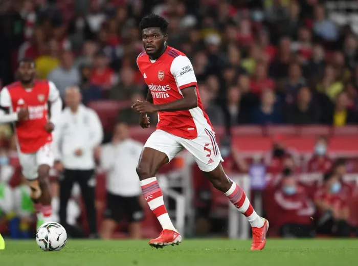 Framed Print : Thomas Partey's Dominant Performance: Arsenal Crushes AFC Wimbledon in Carabao Cup 2021-22 Framed Print : Thomas Partey's Dominant Performance: Arsenal Crushes AFC Wimbledon in Carabao Cup 2021-22