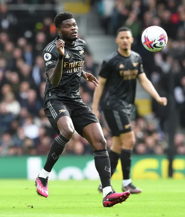 Framed Print : Thomas Partey's Midfield Masterclass: Arsenal's Win Against Fulham, Premier League 2022-23