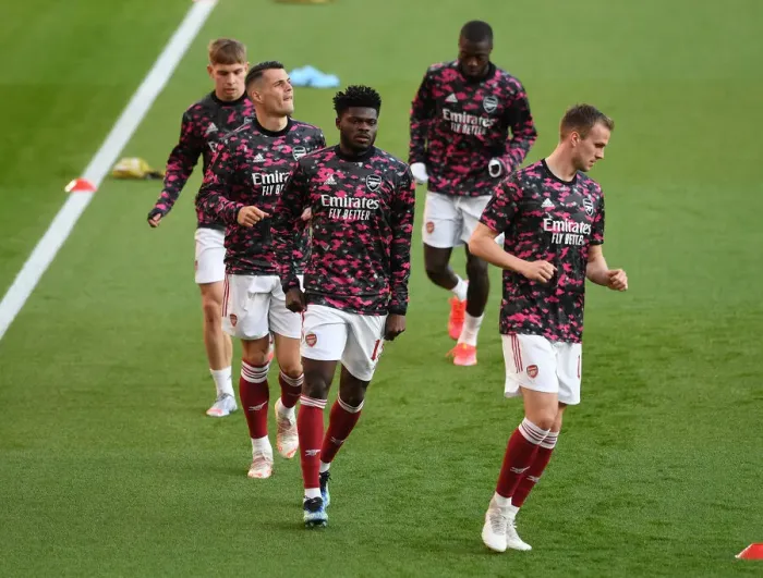Framed Print : Thomas Partey's Silent Battle: Arsenal's Europa League Semi-Final Showdown vs Villarreal CF at Empty Emirates Framed Print : Thomas Partey's Silent Battle: Arsenal's Europa League Semi-Final Showdown vs Villarreal CF at Empty Emirates