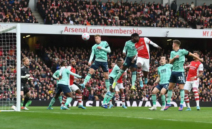 Framed Print : Thomas Partey's Winning Goal: Arsenal's Triumph over Leicester City in the Premier League 2021-22